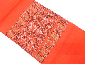 アンティーク　抽象模様織り出し名古屋帯（着用可）